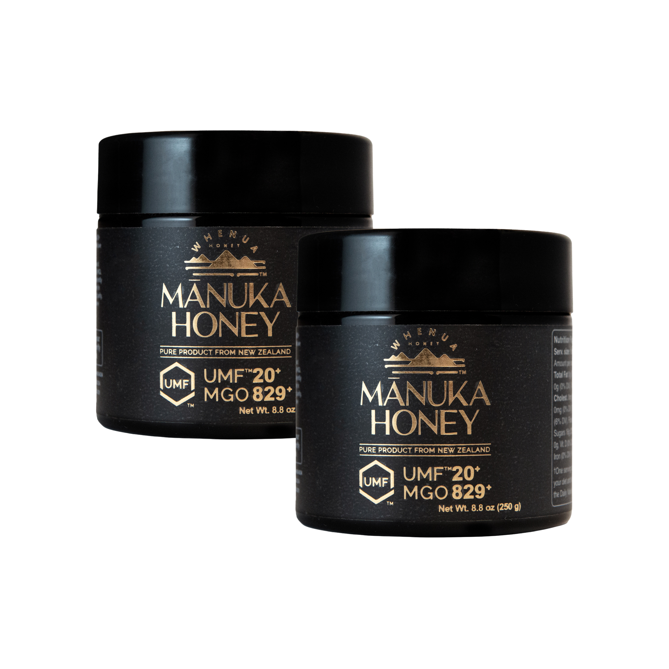 Pack of 2 - Whenua Mānuka Honey UMF™ 20+ | MGO 829+ • 250g • New Zealand