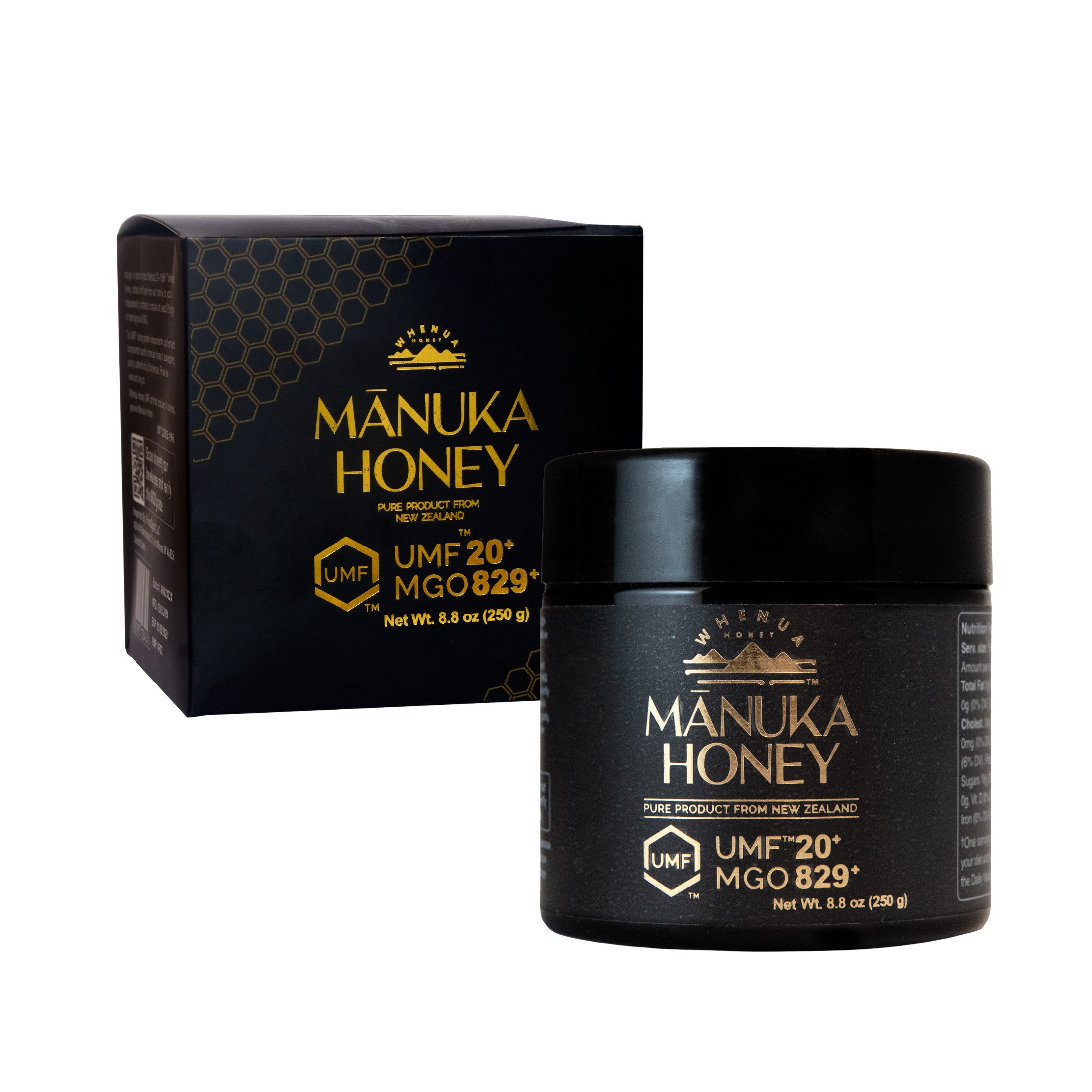 Whenua Mānuka Honey UMF™ 20+ | MGO 829+ • 250g • New Zealand