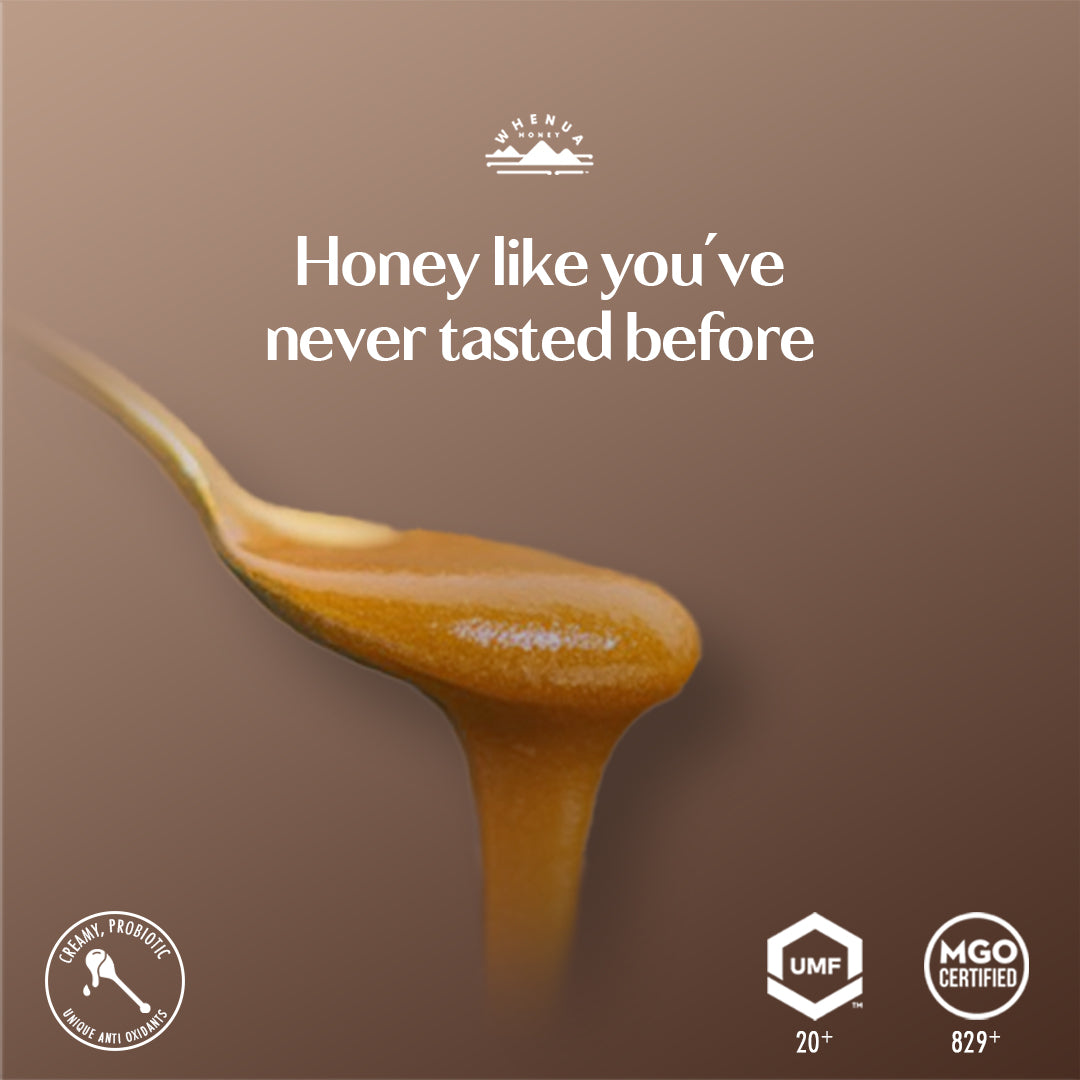 Whenua Mānuka Honey UMF™ 20+ | MGO 829+ • 250g • New Zealand